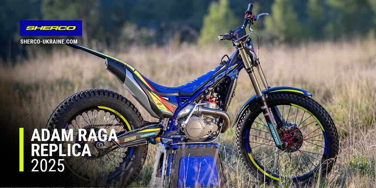 Лимитированная версия SHERCO 300 ST FACTORY ADAM RAGA REPLICA 2025